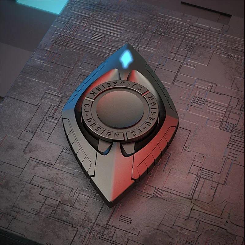 

Игрушки для снятия стресса Fingertip Gyro EDC Многофункциональный держатель для мобильного телефона Select Game Tools Metal Fidget Spinner серый