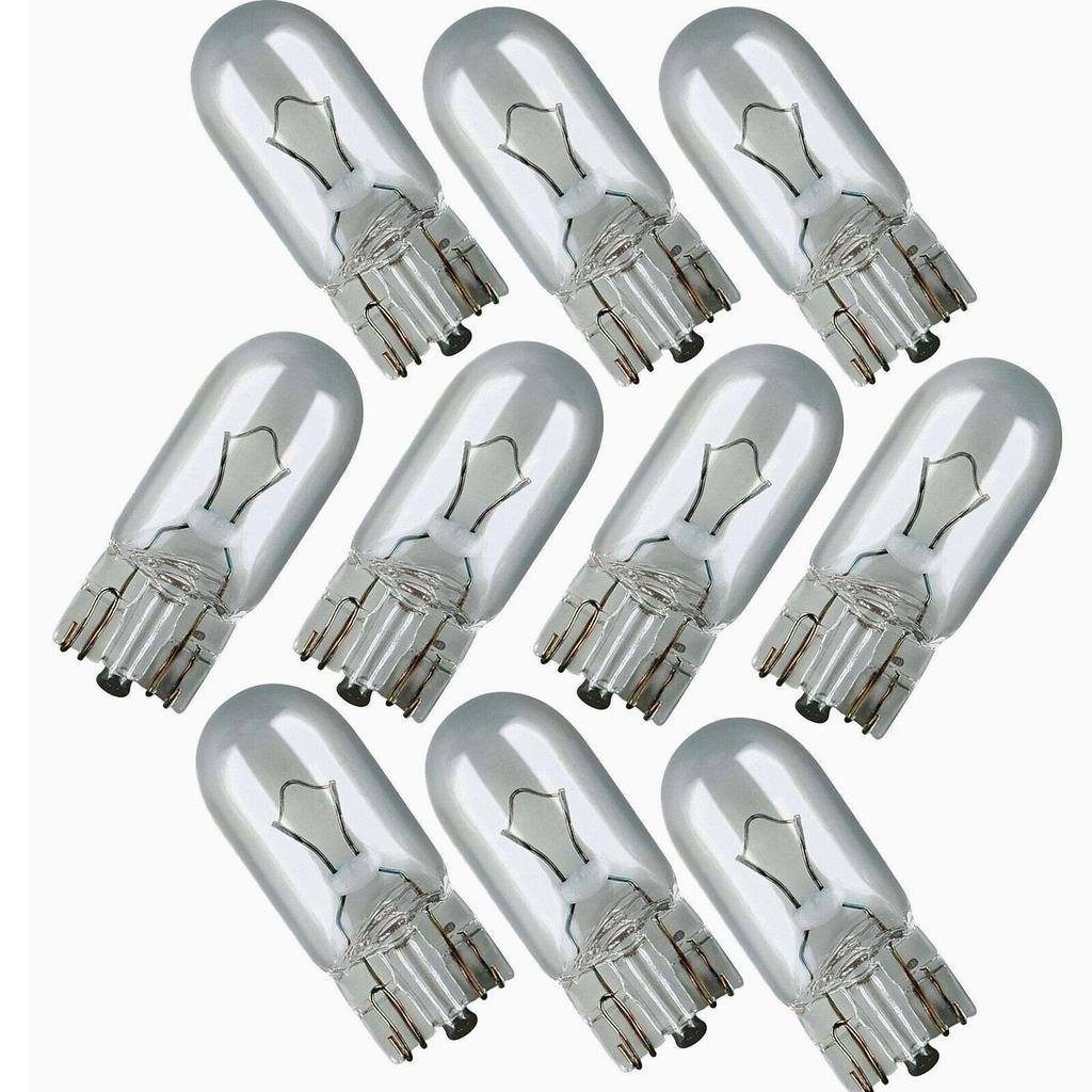 100PCS For T10 501 Bulbs 12v 5W Sidelight Capless Number Plate W5w Halogen Car Bulb Auto Parts
