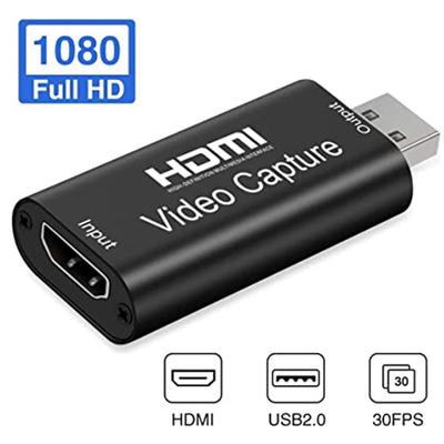 Ramidos HDMI-zu-USB-Videoaufnahmekarte, 1080P HD-Recorder, Spiel/Video-Live-Streaming