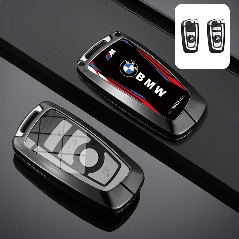 2025 Alliage de zinc Housse de protection pour étui de clé de voiture à distance Sac à clés Pour Bmw F20 F30 G20 F31 F34 F10 G30 F11 X3 F25 X4 I3 M3 M4 1 3 5