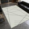 Nordic Style Geometric Carpet Minimalism Living Room Decoration Bedroom Rugs Office Area Non-slip Customizable Floor Mat Study