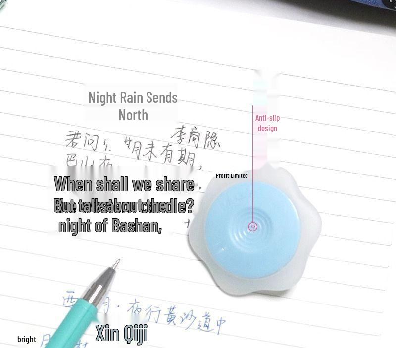 Kreativní gelové pero s tepelně smazatelným inkoustem a roztomou tepelně citlivou gumou pro studenty