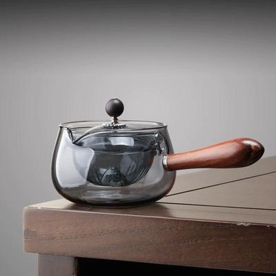 Shangqi Glass Side-Handle Leisure Teapot