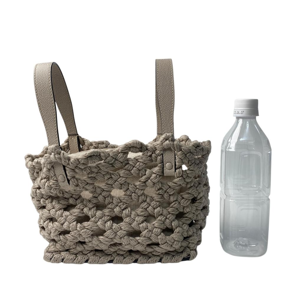 Gebrauchte Valextra Umhängetasche Gurege Canvas/Leder Damen