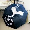 1PC Tottenham Hotspur F.C Design Printed Umbrella Folding Umbrella, Automatic Umbrella 8-Frame for Travel, Camping Fan Gifts Christmas Gifts