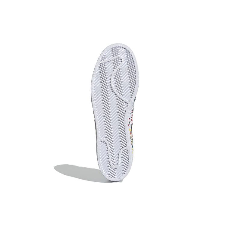 Adidas Superstar Splashes, Splatter and Drips - White Unisex Sneakers Cloud-White Gold-Metallic FX5537