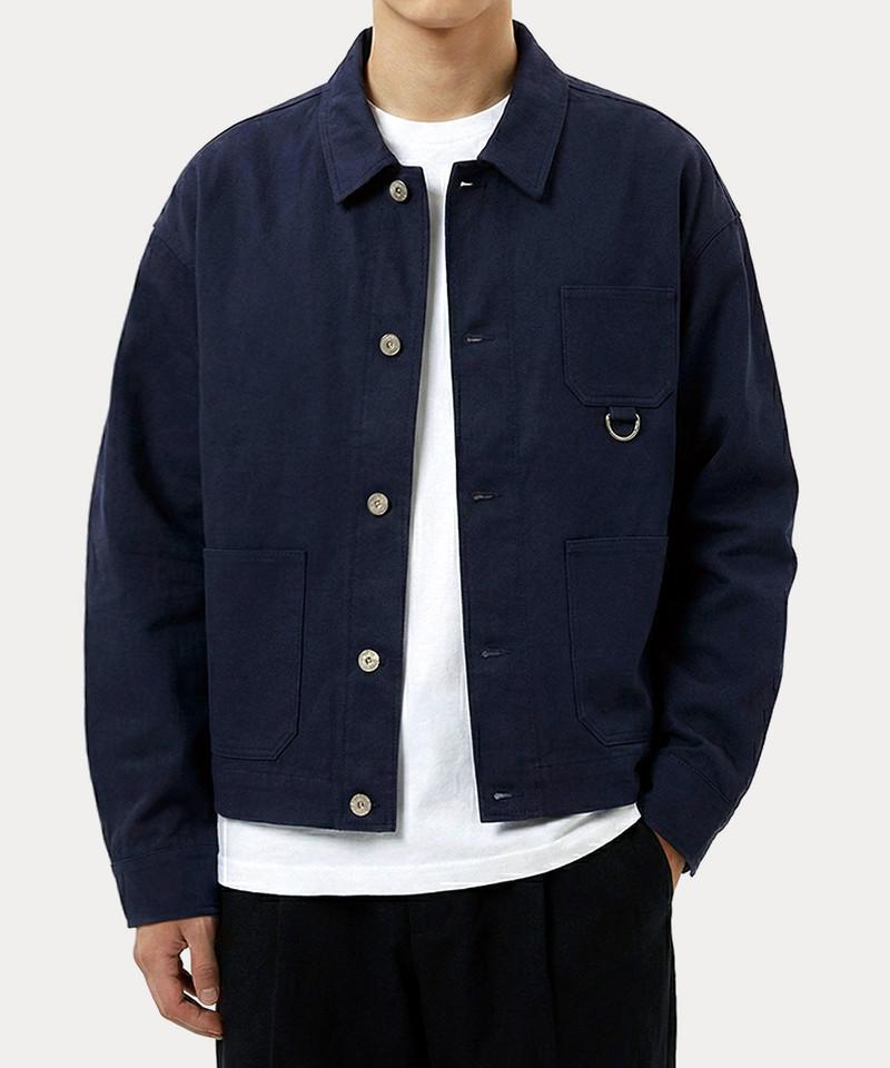 Underoff Crop French Work Jacket Dark Grey