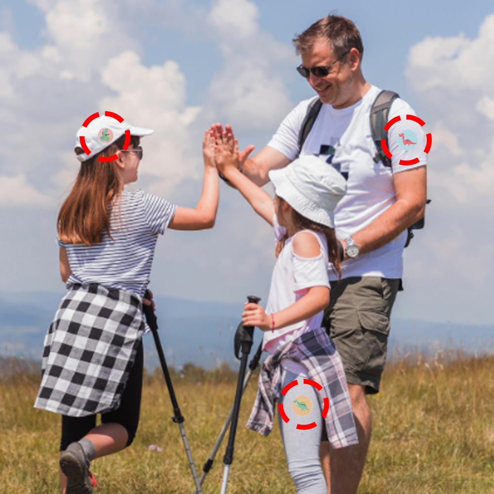120 Stück Anti-Mücken-Insektenschutz-Aufkleber, Sommer, Outdoor, Zuhause, Mückenschutz, Götter, Cartoon, niedliche Mückenschutz-Aufkleber für Babys und Erwachsene