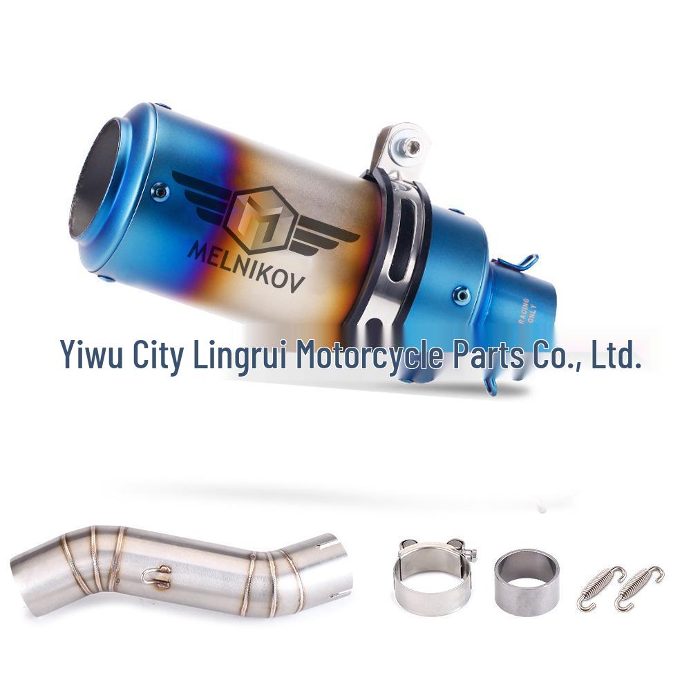 Flame Motorcycle Exhaust Pipe for CBR500F, CBR500X, CBR400F - Modified Middle