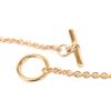 Hermes Excellent Condition Chaine d'Ancre Mini Maillon PM Pendant Necklace Orange / Rose goldUsed