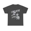 I Believe In You But Also Bigfoot Vintage I Believe Funny Bigfoot Alien T-Shirt