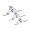 Portable Stainless Steel Double Pulley Block Mini Roller Rod Tip Guide Boat Fishing Accessory Smooth Wear Resistant Durable