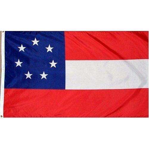 3x5 Ft 7 Stars CSA First National American 1st Southern States Flag Polyester