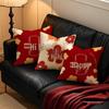 Double Happiness Red Throw Pillows - Festive Wedding Cushions for Living Room and Sofa Decoration