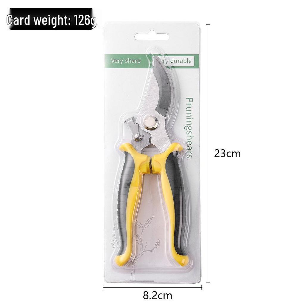 Multifunctional Stainless Steel Pruning Shears for Gardening, Grafting, and Flower Branches