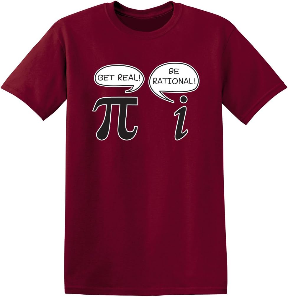 Get Real Be Rational Pi Funny Math Geek Sarcastic Adult Novelty Funny T Shirt 100 Cotton Unisex Summer Graphic Tshirt Top