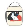 1 Piece For Students Food Container Dessert Portable Pocket White Rabbit Zipper Closure Aluminum Foil Food Pouch For Travel