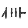 X AUTOHAUX Windshield Washer Jet Nozzle Hose Tube Kit 1M Washer Fluid Hose and