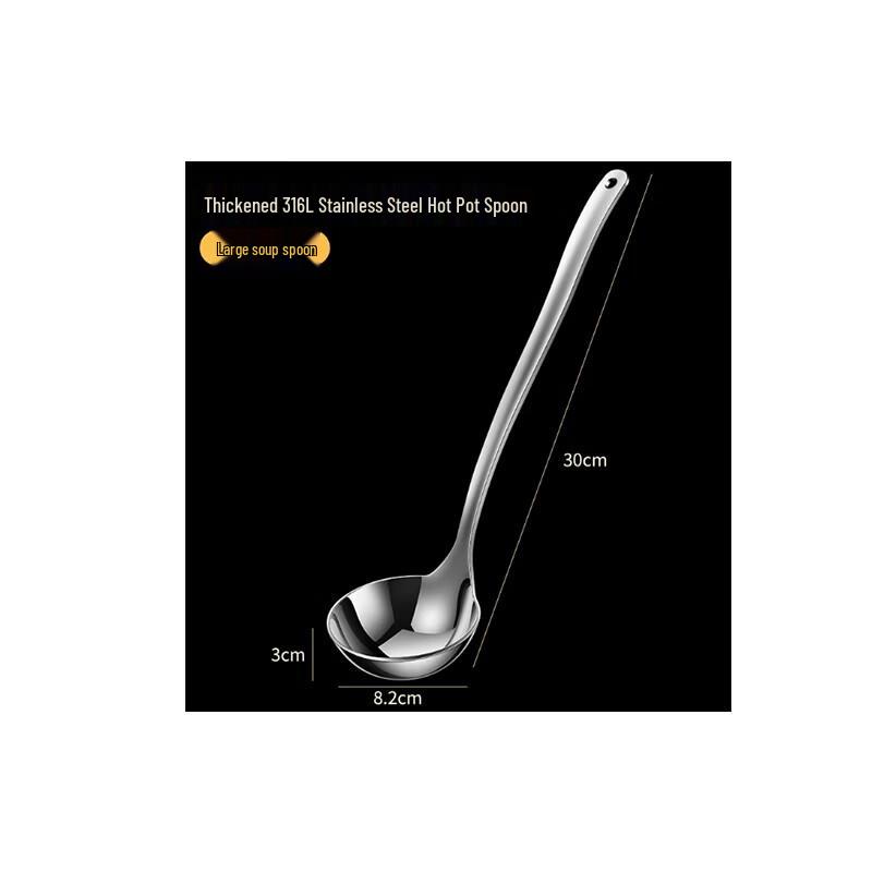 Likede 316 Stainless Steel Hot Pot Soup Spoon