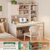 Modern Computer Desk with Bookshelf & Storage for Home, Office, Bedroom & Study Room