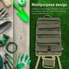 Oxford Cloth Roll Up Tool Bag Separate Pockets Portable Tool Storage Bag  Gardening