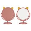 Schminkspiegel Verstellbar Klar Exquisit Flexibel Praktisch Niedlich Kleiner Spiegel für Zuhause Wohnheim Rosa