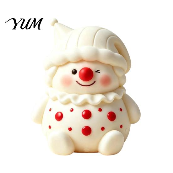 Clown Desk Decoration 1/2Pcs Cartoon Stress Relief Toy, Slow Rebound Squeeze Anxiety Ball Toy Reduction Fidget for Desktop