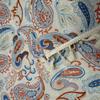 1PCS Rodless Bohemian Patterned Kitchen Half Curtain Cashew Patterned Coffee Curtain Toilet Curtain Retro Tassel Decoration for Dust and Ugliness