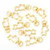 10Pcs/pack Lobster Clasps Hooks Star Blossom Heart Cat Moon Keychain Lobster for Charms Key Ring Clasp Jewelry Making Accessorie