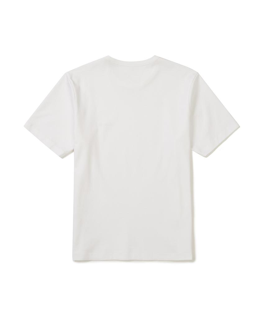 SNOWPEAK APPAREL Supima Silket Short Sleeve T-Shirt (S25Mmfts28) White