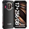 OUKITEL WP21 Robusztus Okostelefon FHD+ Képernyő 6,78" 9800mAh 17GB+256GB 64MP+20MP Hordozható Telefon Törhetetlen Kettős SIM 4G/NFC Fekete