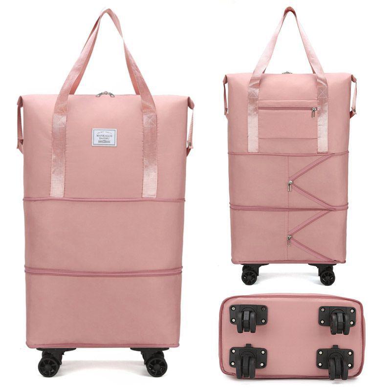 Bardzo duża torba podróżna na kółkach uniwersalnych - Idealna na podróże służbowe i krótkie wyjazdy