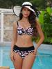 2026 Stylish Women's Two-Piece Printed Bikini Swimwear for European and American Holidays