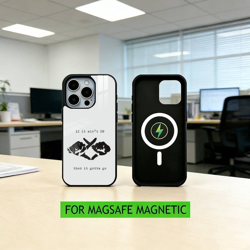 the W-weeknd D-design Phone Case For iPhone17,16,15,14,13,12,11 Plus,Pro Magnetic For Magsafe Wireless Charging