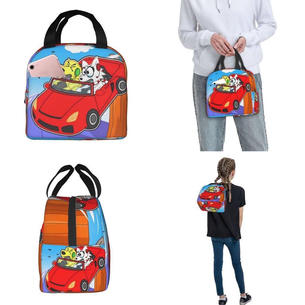 Borsa Pranzo Termoisolante Tylers And Snowi Gaming per Lavoro Contenitori Portatili per Cibo Borse Termiche Frigo Pranzo