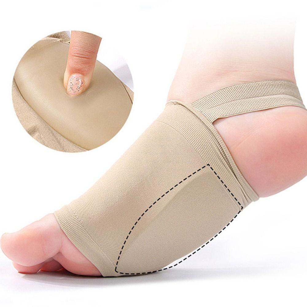 Flat Feet Foot Arch Pads Foot Shock-absorber Hosiery Pads Soft Arch Pads Insoles Travel Outdoor