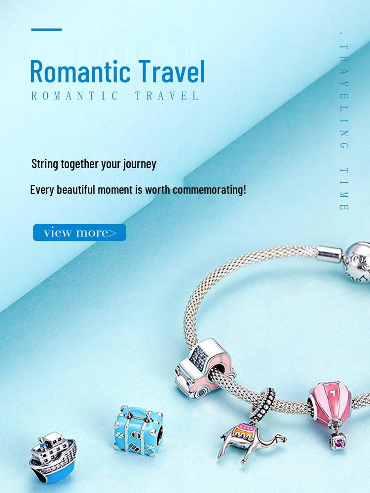 Yinziyun Ocean Series Sterling Silver Luxury Yacht Beaded Accessory SCC1379