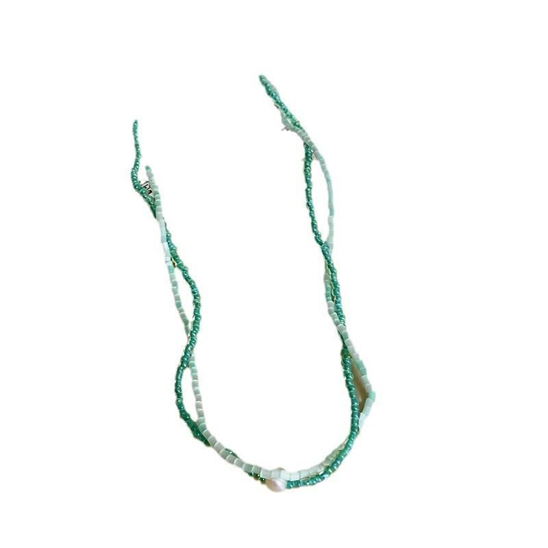 Minimalist Pearl Double Layer Necklace For Women Summer Fashion Jewelry