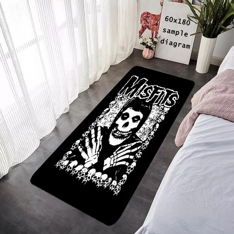 Bedside Foot Rug Welcome Floor Mat for Entryway Misfits Bathroom Hallway Carpet Kitchen Water Adsorbed Rugs Fluffy Home Decor