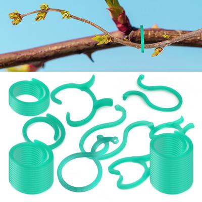 60 Pezzi Clip di Supporto per Piante da Giardino per Viti Rampicanti Pomodoro Ortaggio Fiore Leva Anello Morsetto Piantagione Pinza di Fissaggio Fusto