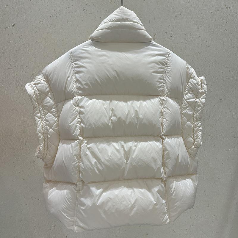 Autumn and Winter New Down Jacket Sleeveless Vest Women's Versatile Stand-up Collar Bread Short Light Warm Down Vest