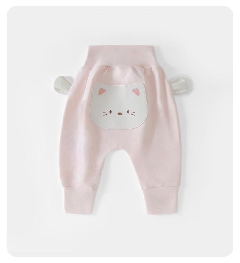 Girls' Autumn Hoodie & Sweatpants Set: Baby Cardigan & Big Butt Pants for Infants & Toddlers