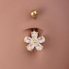 Crystal Navel Ring Stainless Steel Body Piercing Jewelry Belly Button Rings  Sexy