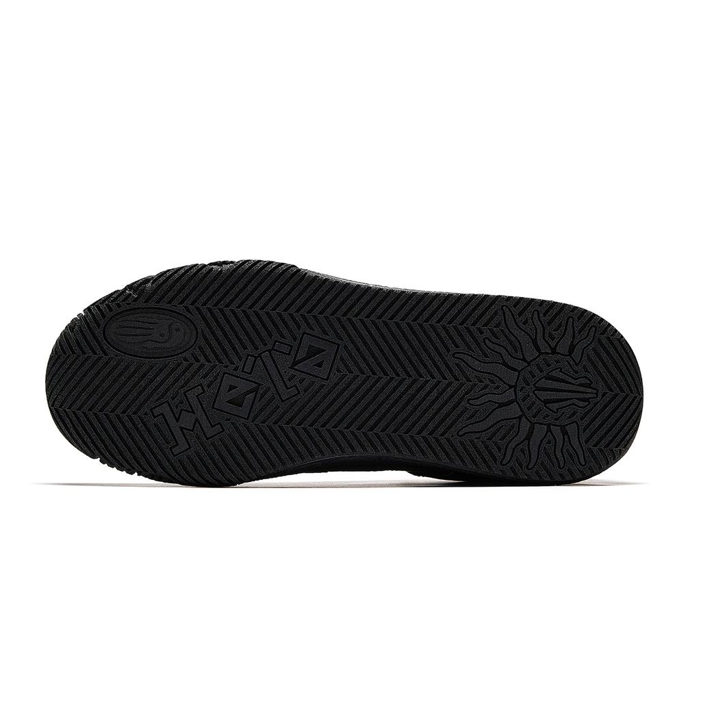 Anta Irving Password Collection Abrasion Resistant Lightweight Height Increasing Skateboard Shoes Men's Basic Black 112541801-4