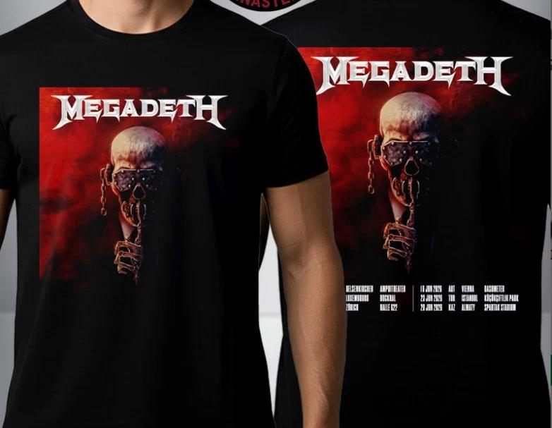 

Megadeth 2026 Tour Schedule Artwork By Blake Armstrong Unisex T Shirt XL