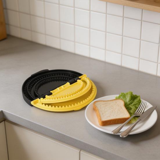 Smørbrødform Matkvalitet Varmetålig Plast Smørbrødmaskin Forsegler Pressverktøy DIY Frokost