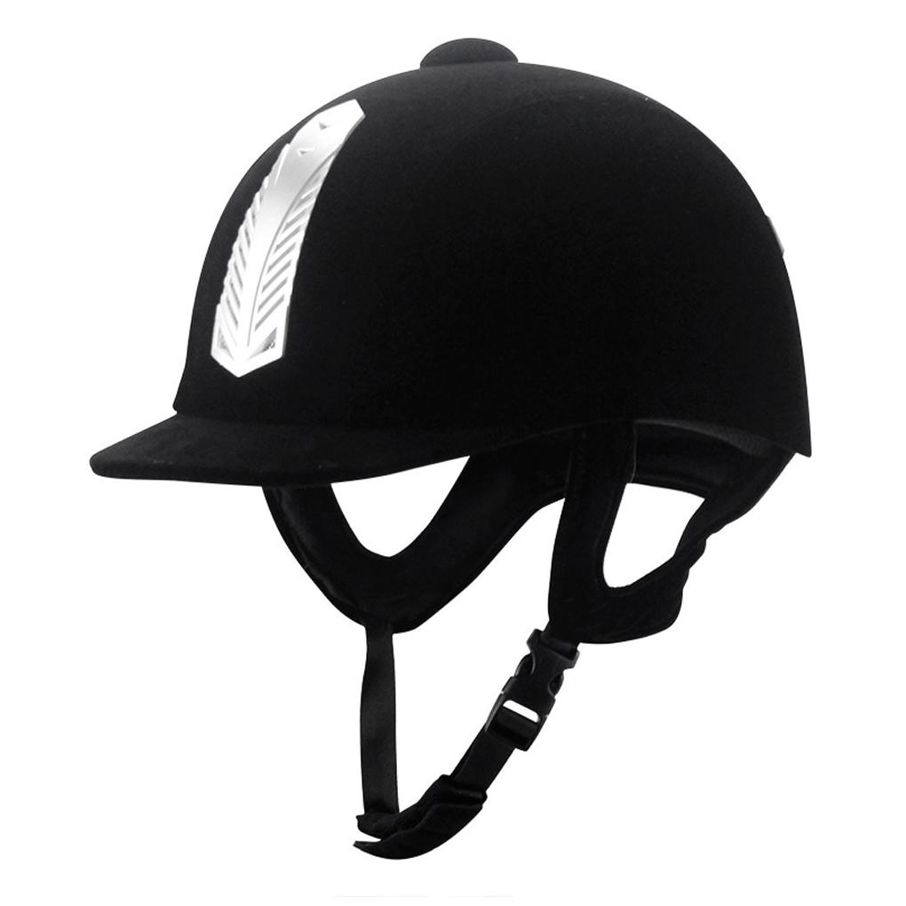 Durable Equestrian Helmet Short Brim ABS Made Sweat-absorbing Sun-shading Horse Riding Protective