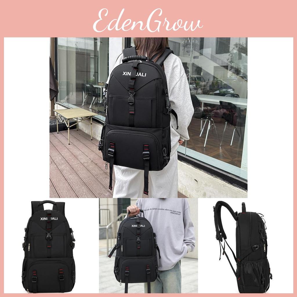 Color Solid Outdoor Large Capacity Zipper Backpack Hiking Travel Bag School Bag