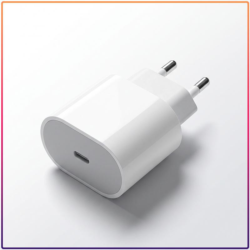 Original Portable 20W USB-C PD Fast Charging Charger EU Plug Type C Wall Power Adapter For iPhone 8 To 17 iPad AirPods