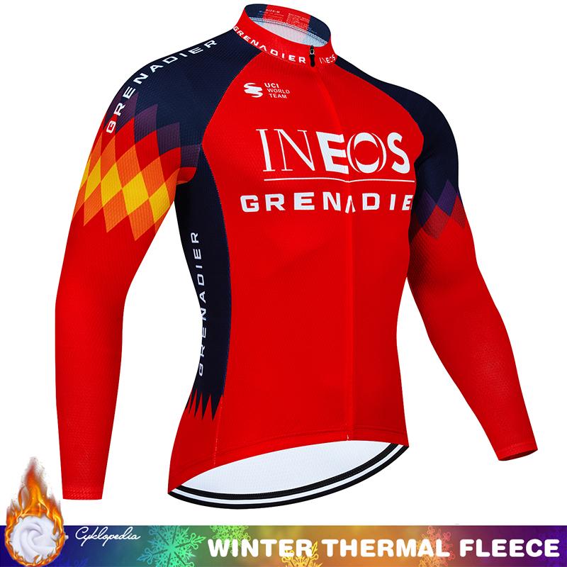 

Men s Cycling Suit Winter Thermal Fleece Jersey Mtb Man Clothing INEOS Tricuta Maillot Pants Set Bib 2026 Road Bike Uniform Male Asian size - 4XL